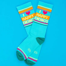 Load image into Gallery viewer, I ❤️ Happy Endings Gym Crew Socks