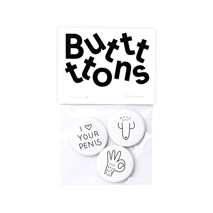 I <3 Your Penis Button Pack