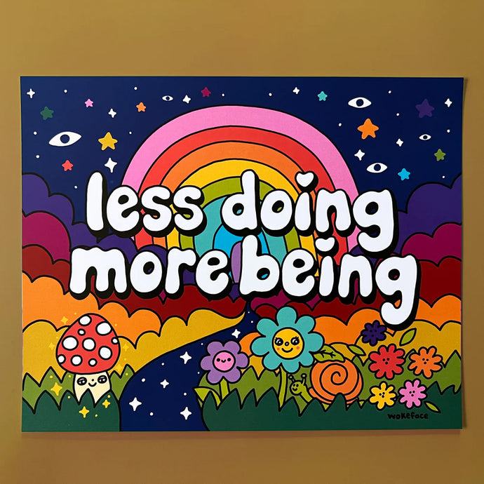 Less Doing More Being Print