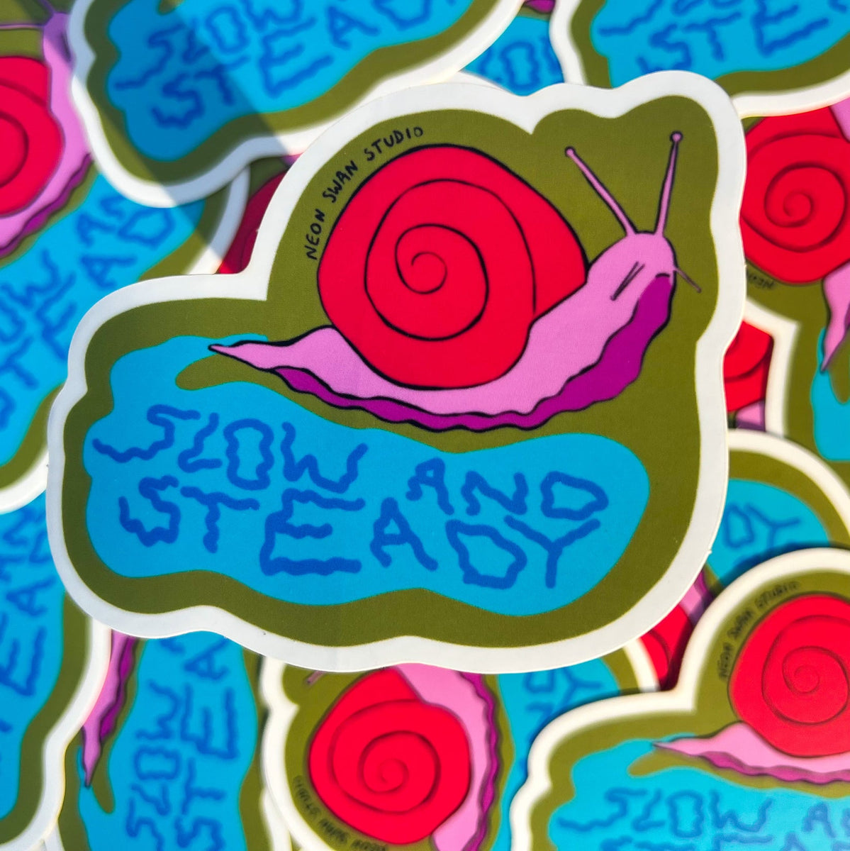 Slow and Steady Snail - Sticker – TLGS