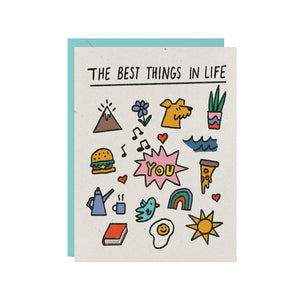 The Best Things In Life - A2 Card