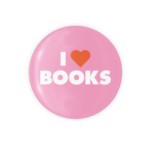 I Heart Books - 1.25" Round Button