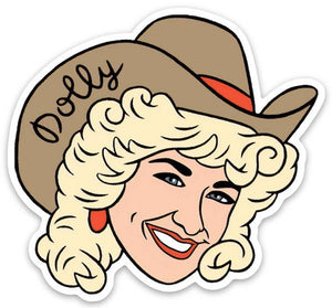 Dolly Parton Die Cut Sticker