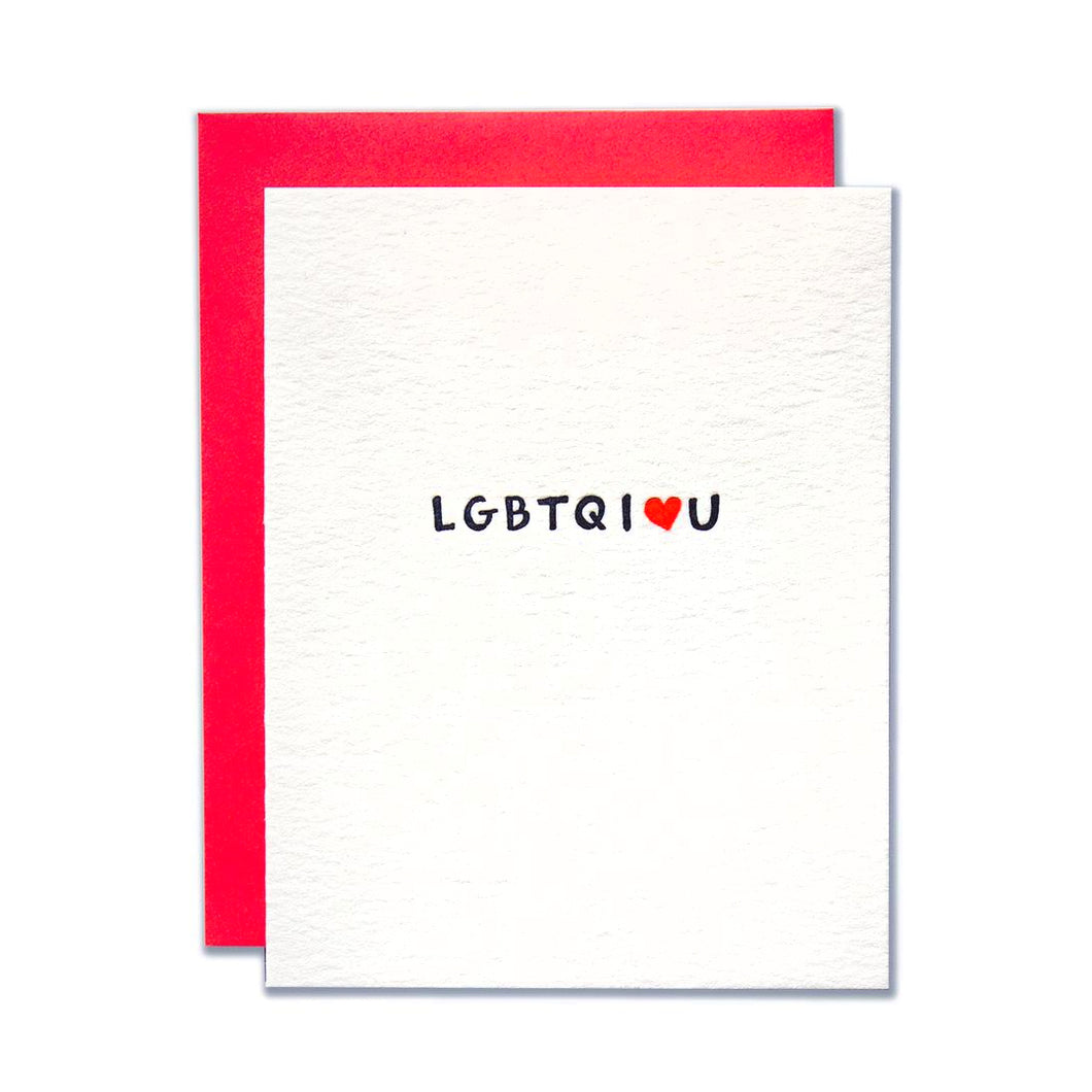 LGBTQILOVEU Card
