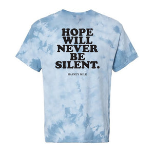 Hope Will Never Be Silent - Blue Tie Dye