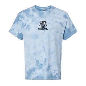 Hope Will Never Be Silent - Blue Tie Dye