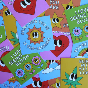 Being With You is Sun-Sational Mini Valentine's Card