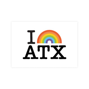 I Rainbow ATX Postcard
