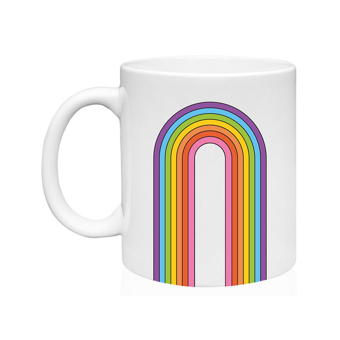 Retro Rainbow Coffee Mug