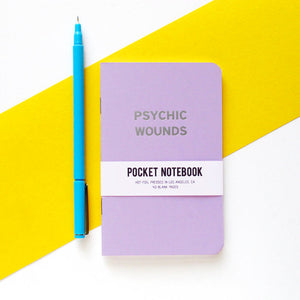 PSYCHIC WOUNDS Hot Foil Pocket Notebook