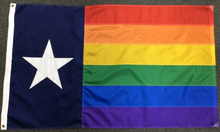 Load image into Gallery viewer, Texas Rainbow Pride Flag