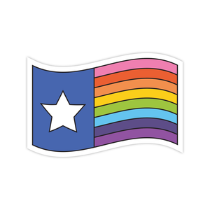 Texas Pride Flag Sticker