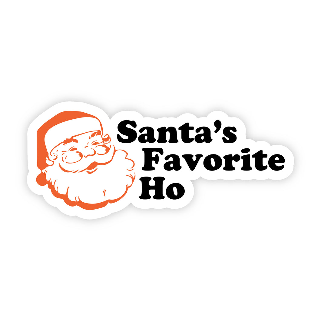 Santa's Favorite Ho sticker