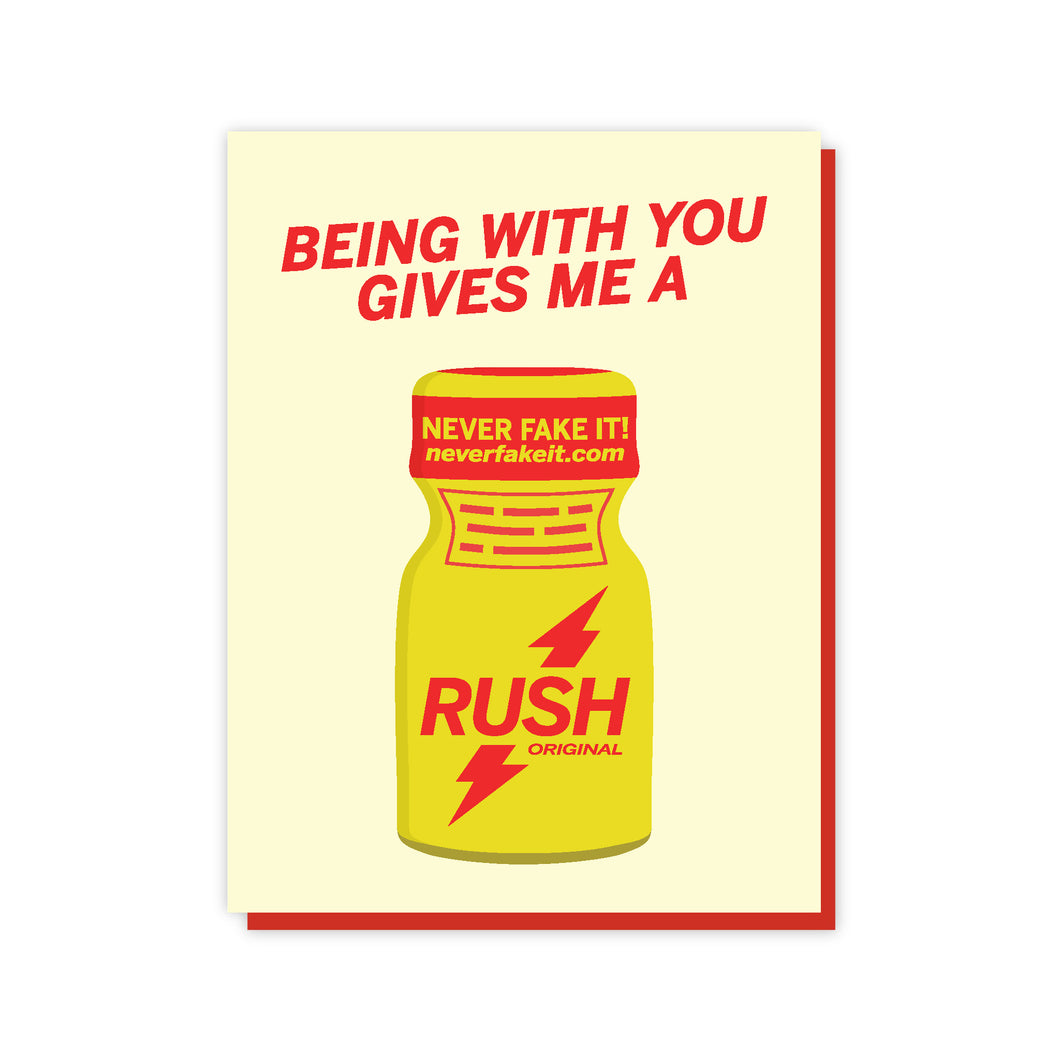 Being With You Gives Me a Rush Card