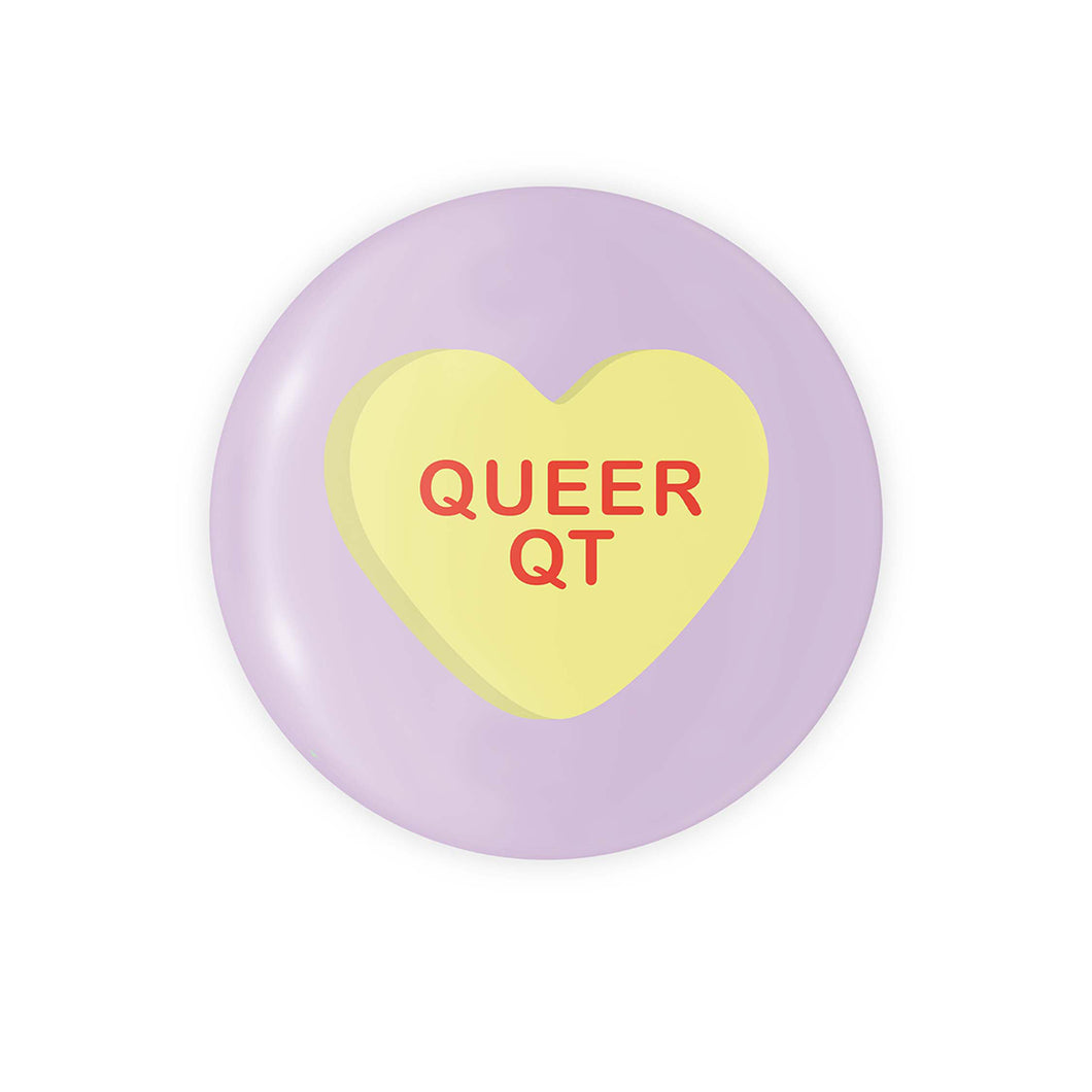 Queer QT Candy Heart 1.25