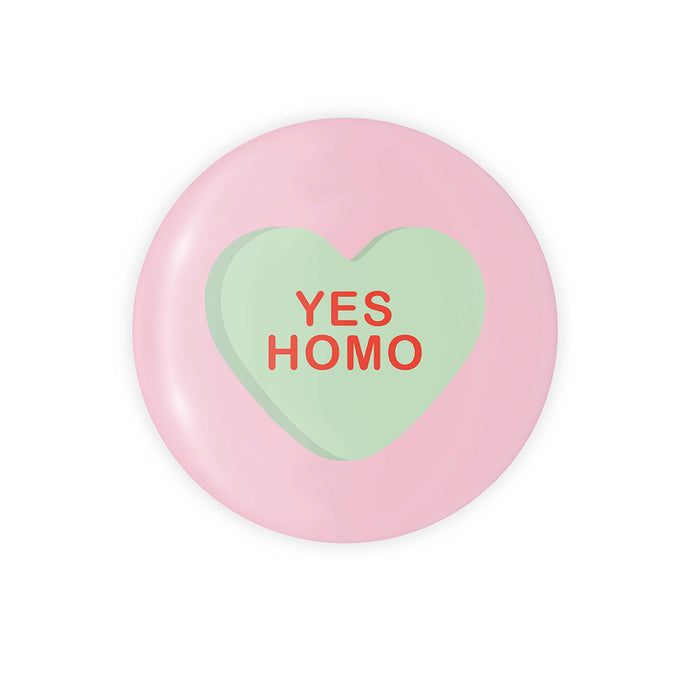 Yes Homo Candy Heart 1.25