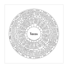 Load image into Gallery viewer, Tacos Print